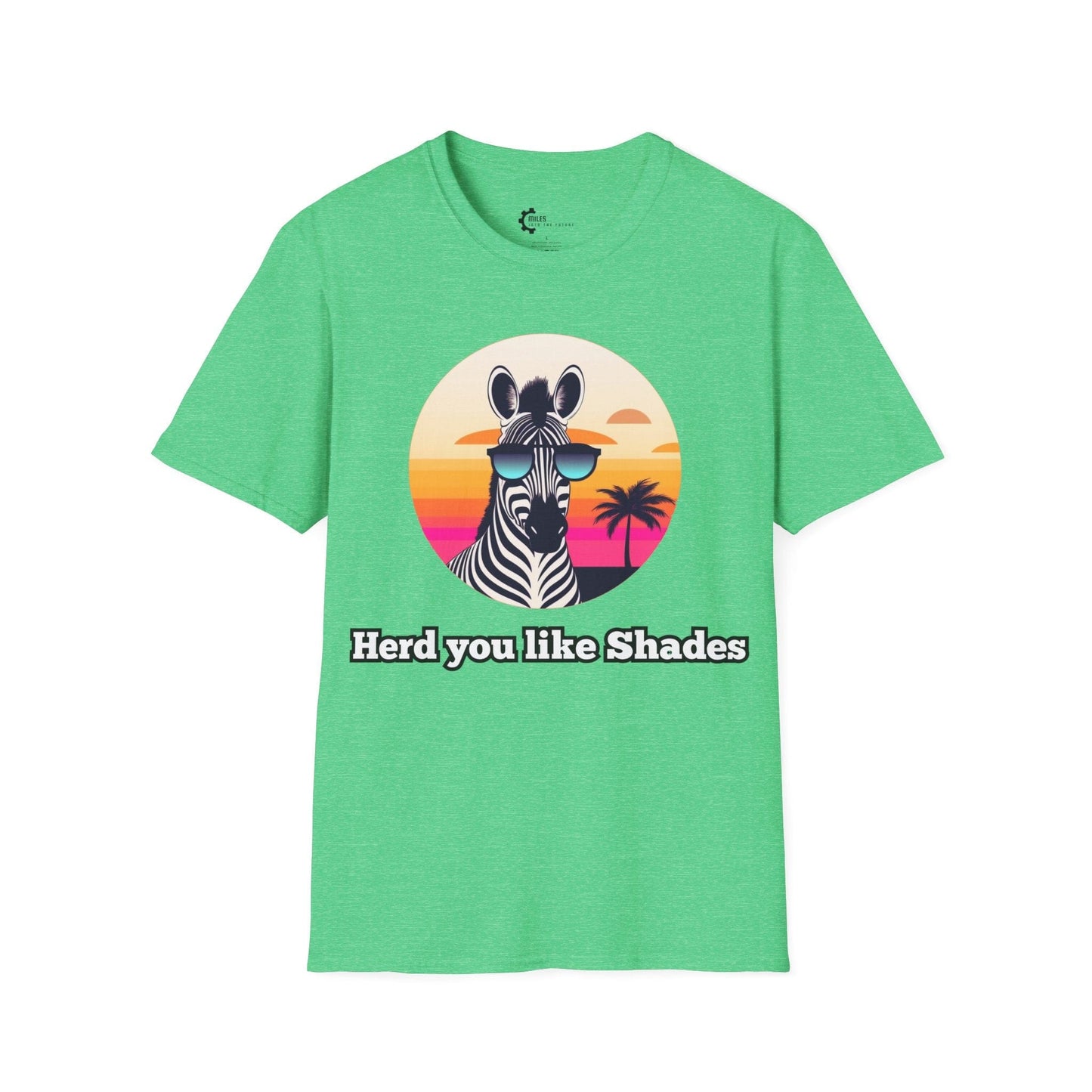 Humor- Zebra Shades Unisex Softstyle T-Shirt