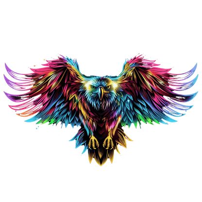 Neon Eagle Unisex Softstyle T-Shirt