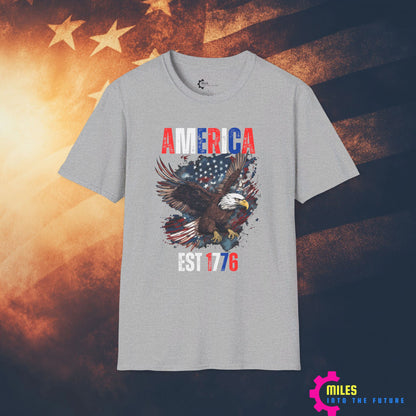 America Eagle Unisex Softstyle T-Shirt