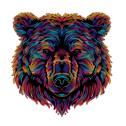 Neon Bear Unisex Softstyle T-Shirt