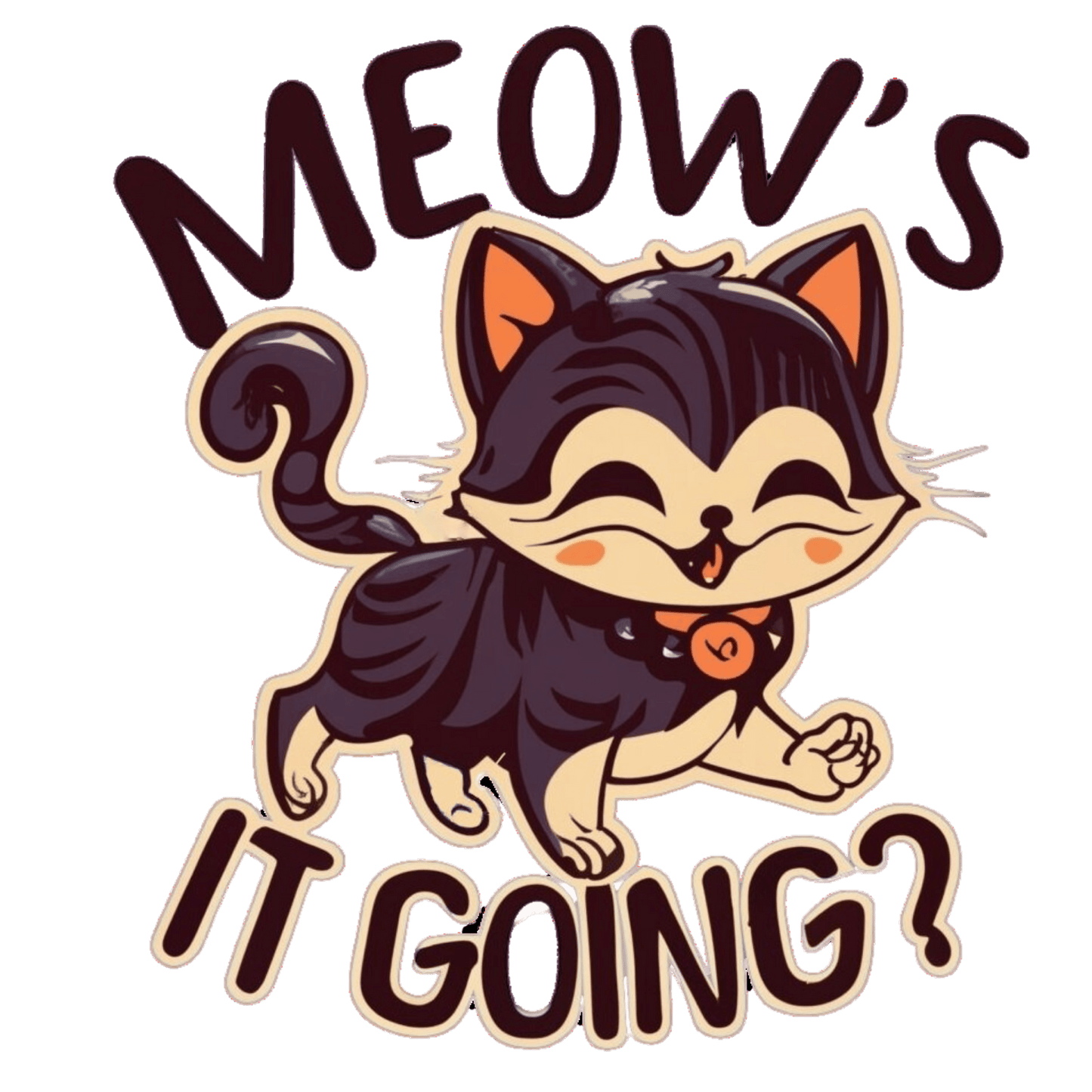 Meow's it going Unisex Softstyle T-Shirt