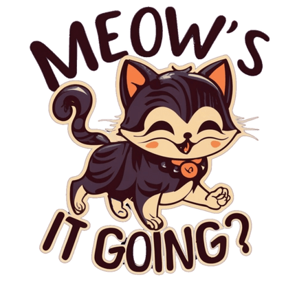 Meow's it going Unisex Softstyle T-Shirt