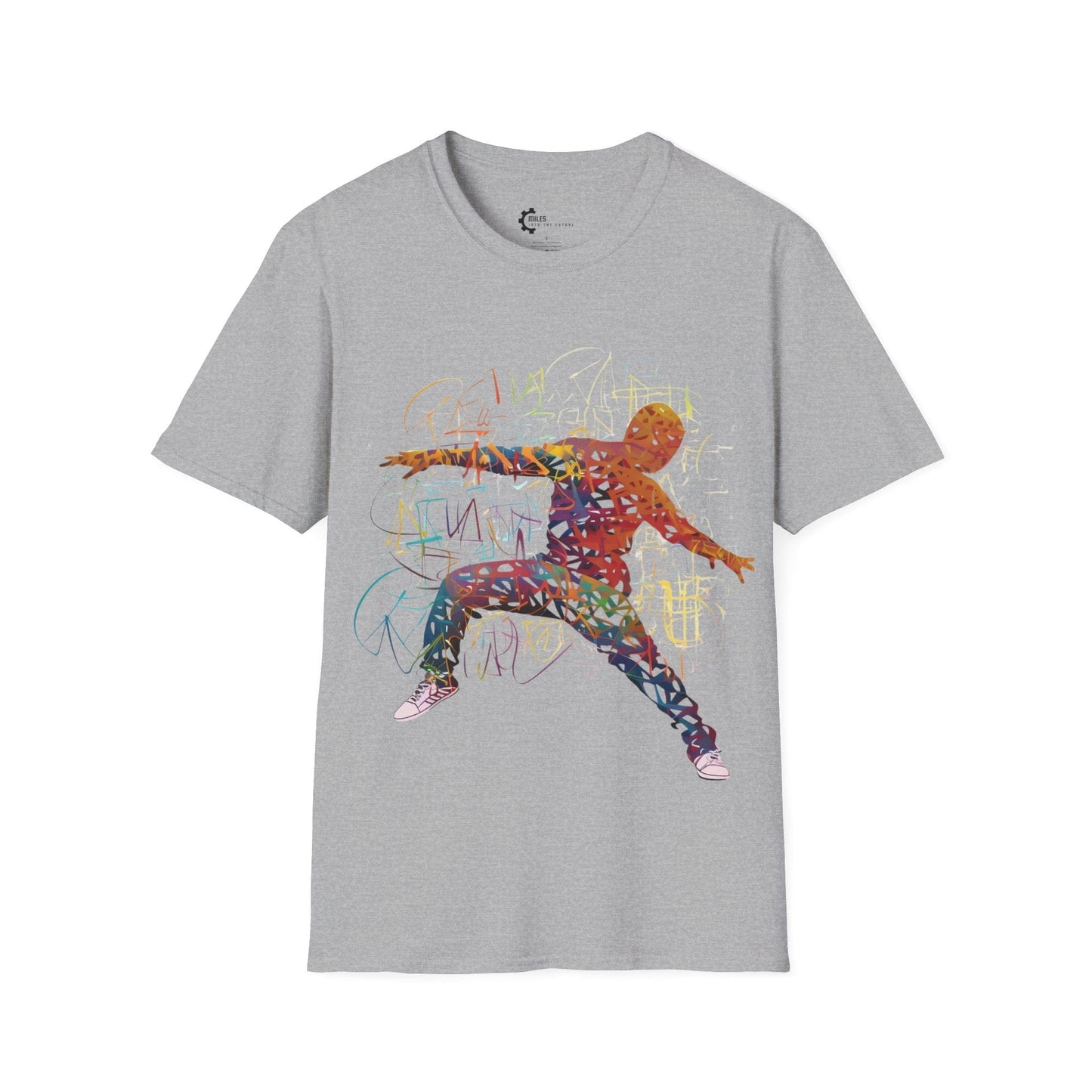 Abstract Breakdance Unisex Softstyle T-Shirt