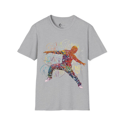 Abstract Breakdance Unisex Softstyle T-Shirt