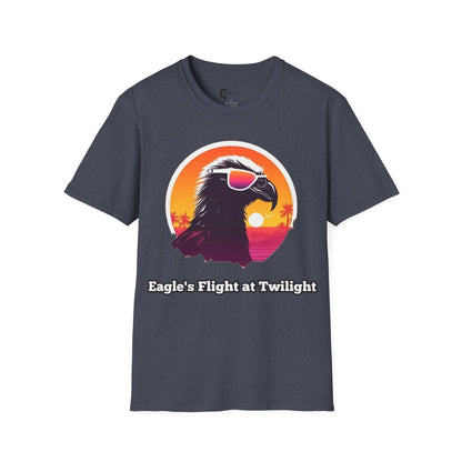 Humor- Eagle Sunset Unisex Softstyle T-Shirt