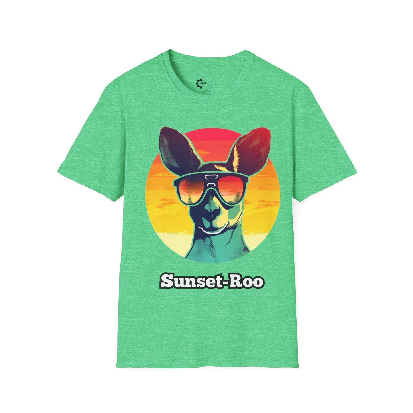 Kangaroo Sunset Unisex Softstyle T-Shirt