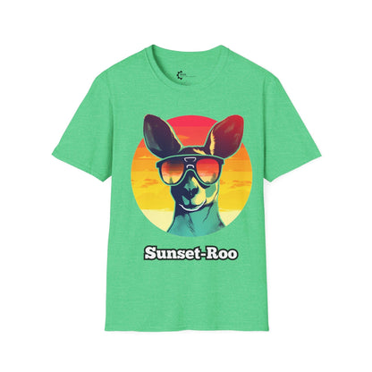 Kangaroo Sunset Unisex Softstyle T-Shirt