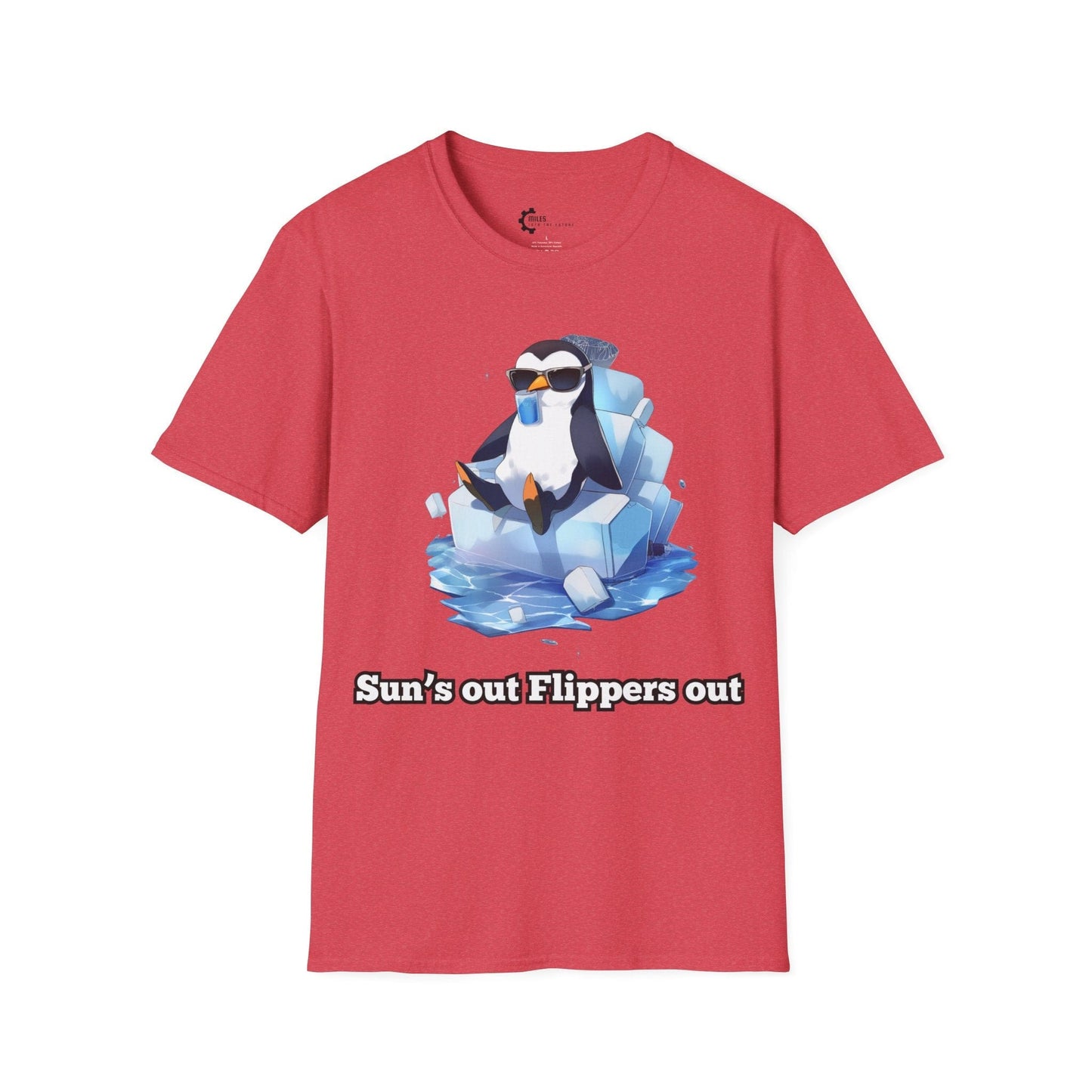 Humor- Penguin Ice Unisex Softstyle T-Shirt