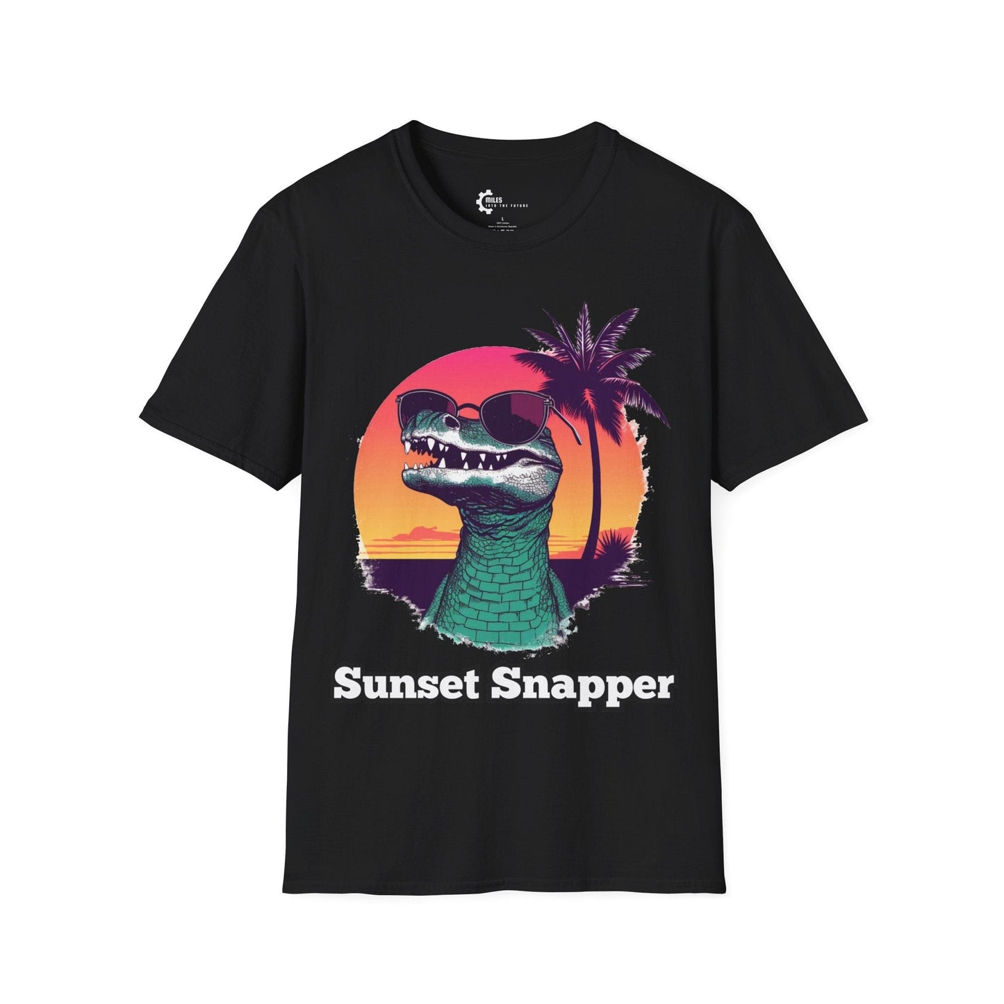 Humor- Sunset Snapper Unisex Softstyle T-Shirt