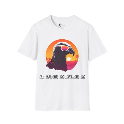 Humor- Eagle Sunset Unisex Softstyle T-Shirt