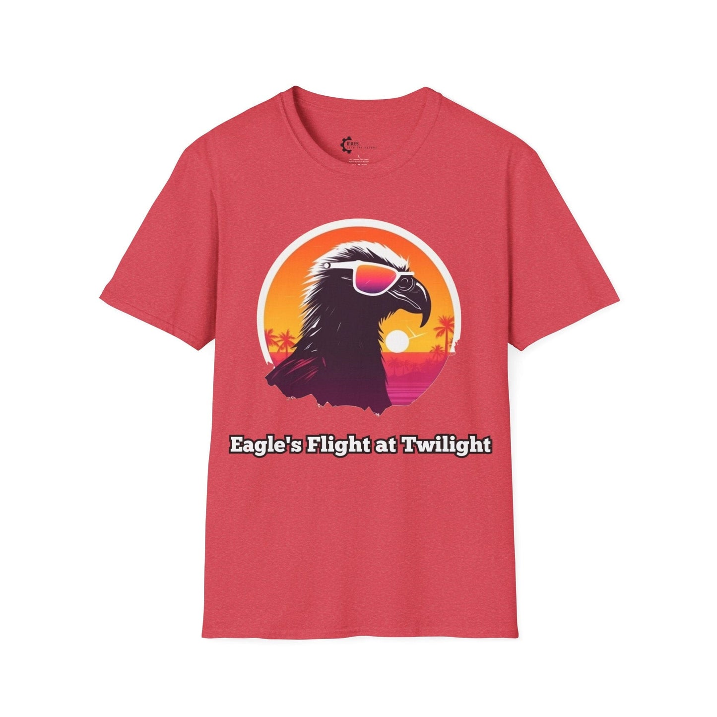 Humor- Eagle Sunset Unisex Softstyle T-Shirt