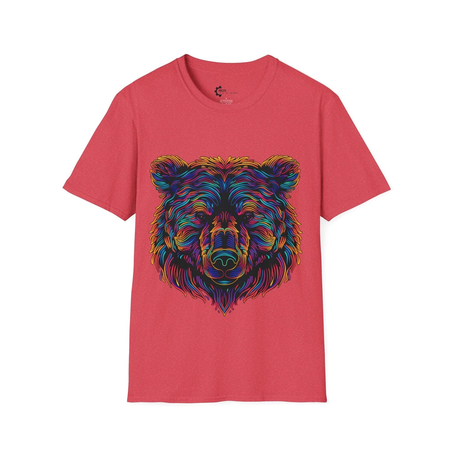 Neon Bear Unisex Softstyle T-Shirt