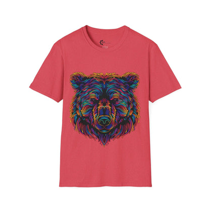 Neon Bear Unisex Softstyle T-Shirt