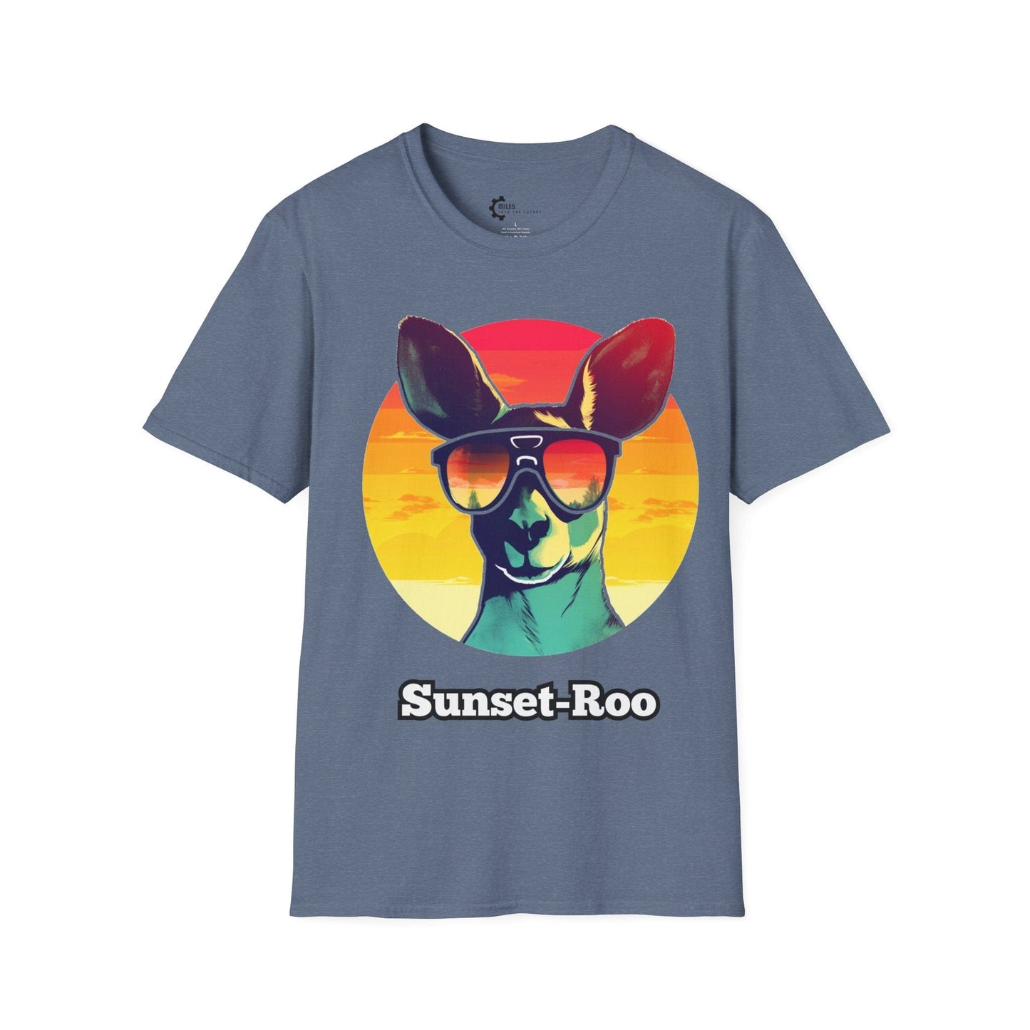 Kangaroo Sunset Unisex Softstyle T-Shirt