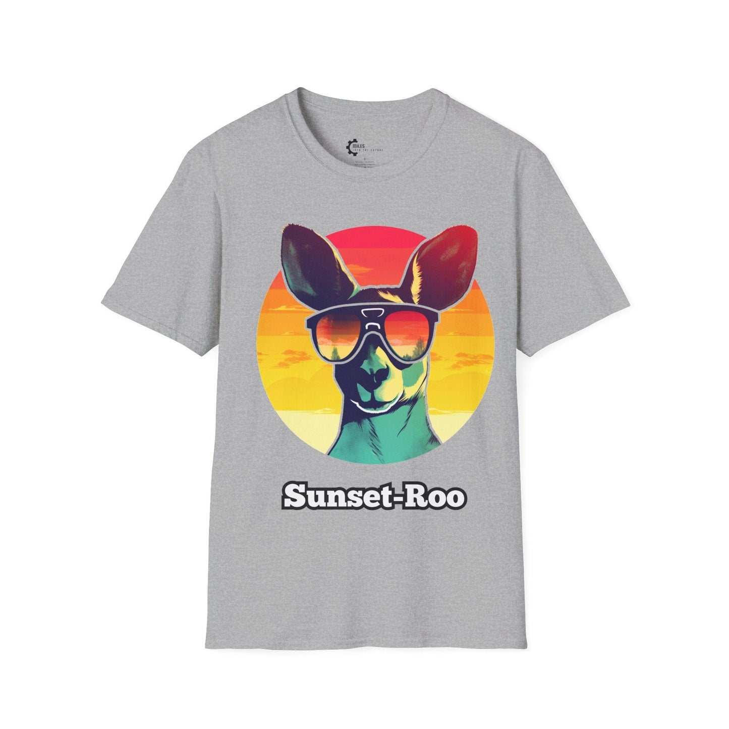 Kangaroo Sunset Unisex Softstyle T-Shirt