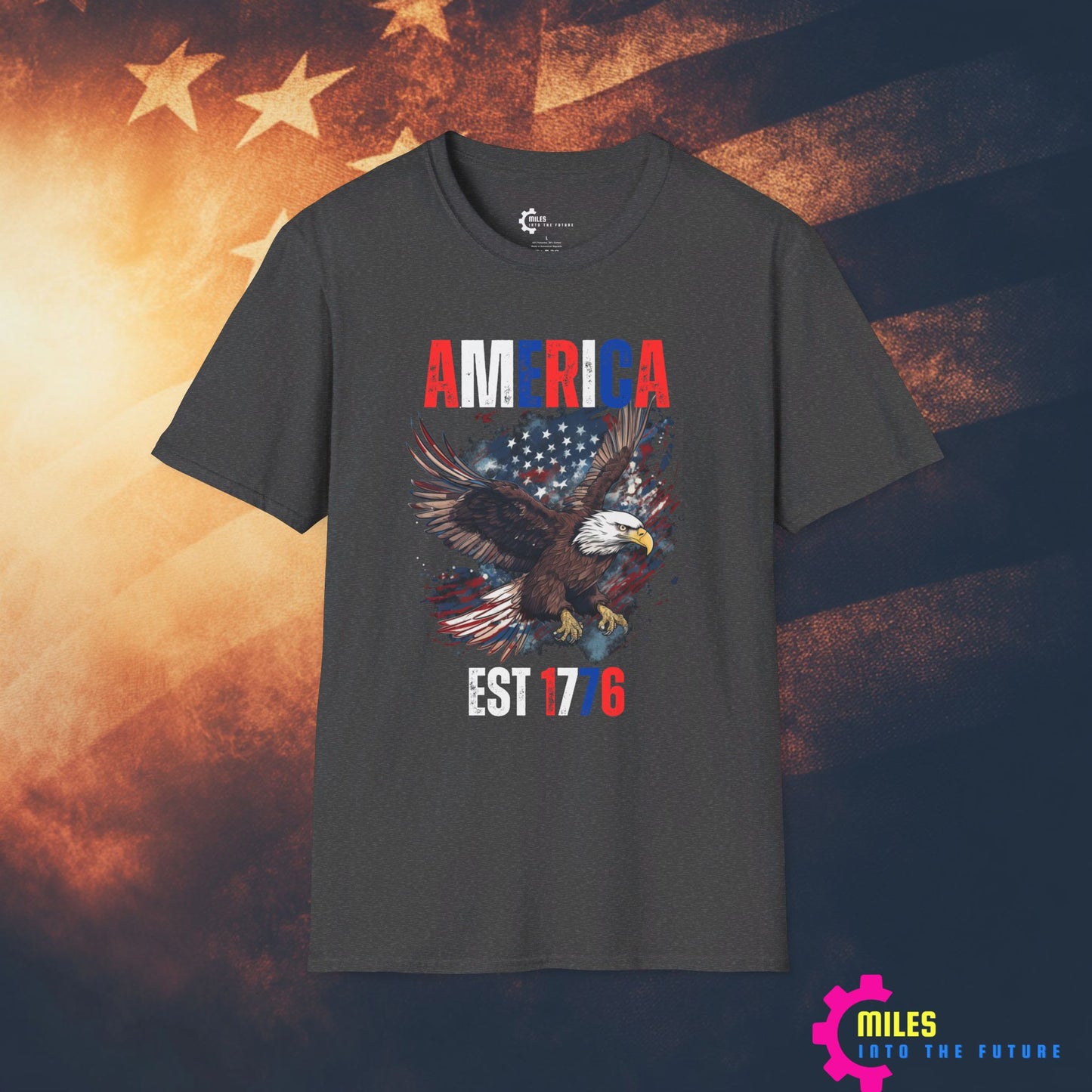 America Eagle Unisex Softstyle T-Shirt