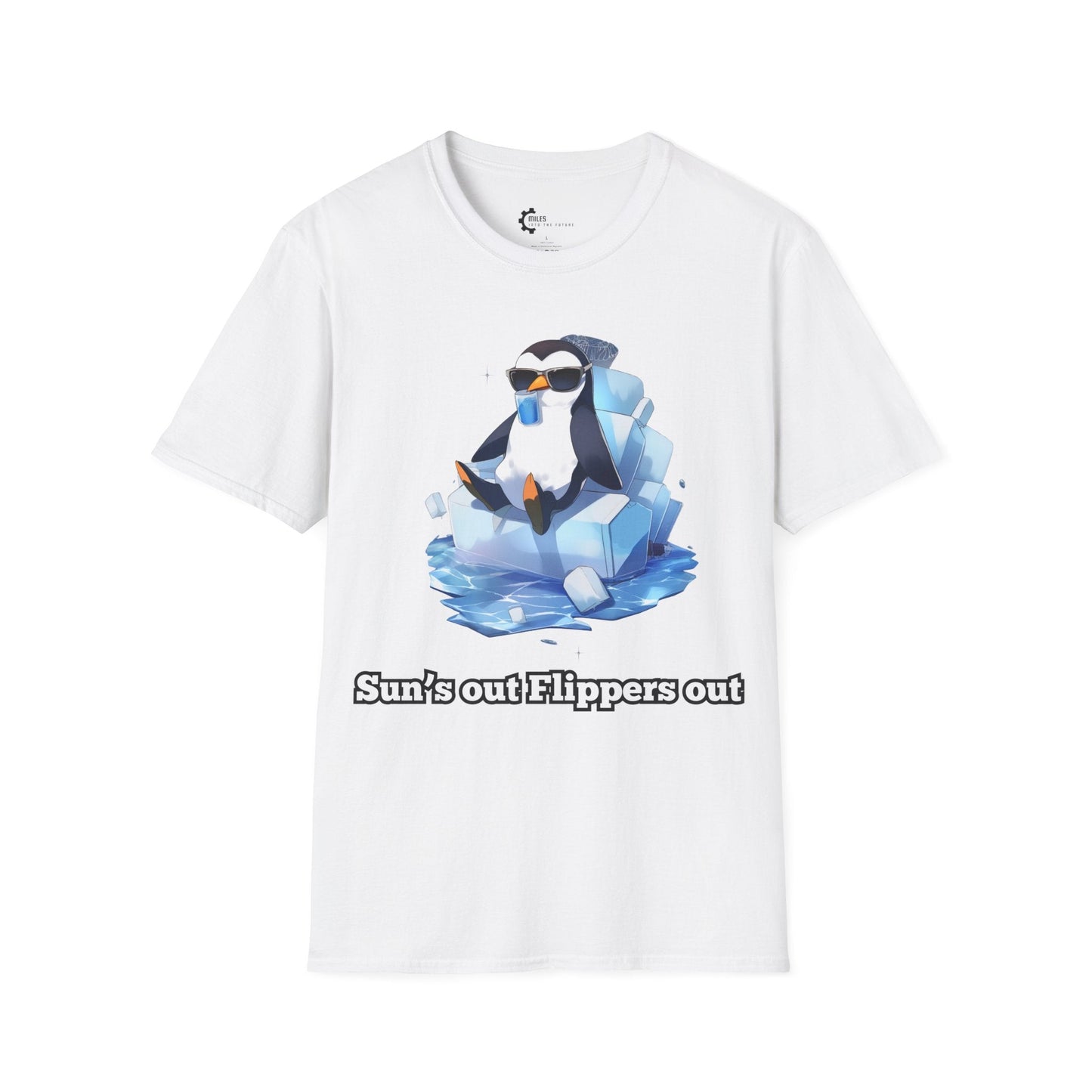 Humor- Penguin Ice Unisex Softstyle T-Shirt