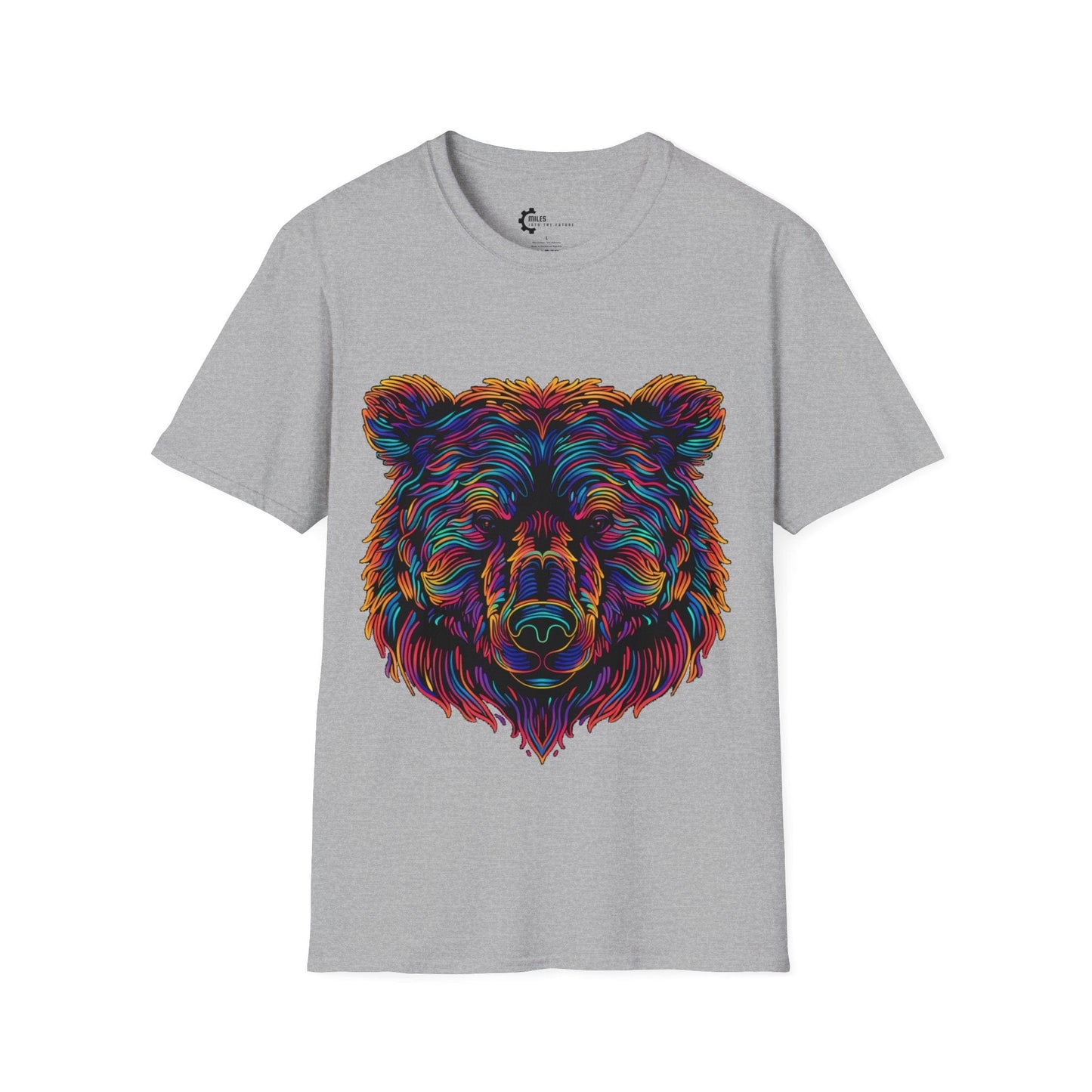 Neon Bear Unisex Softstyle T-Shirt