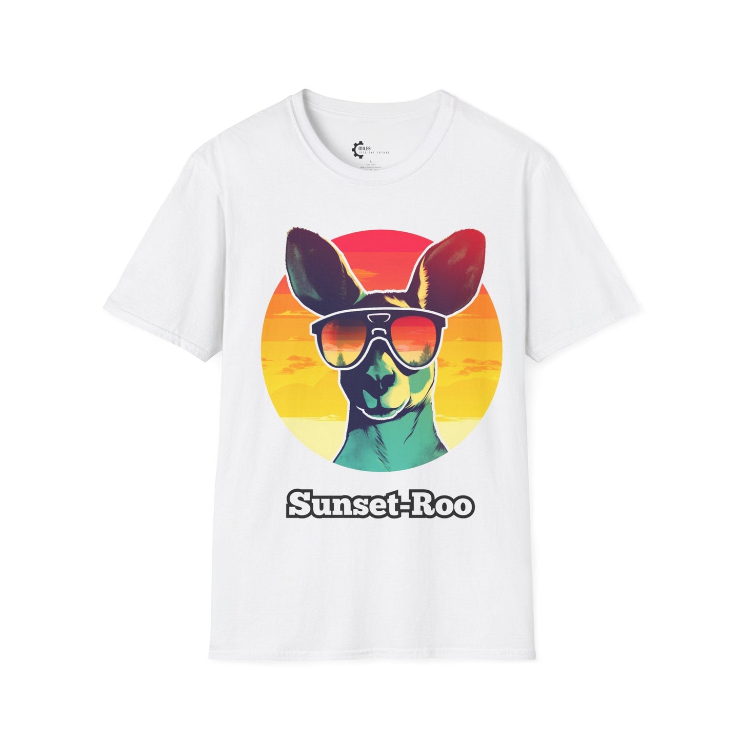 Kangaroo Sunset Unisex Softstyle T-Shirt