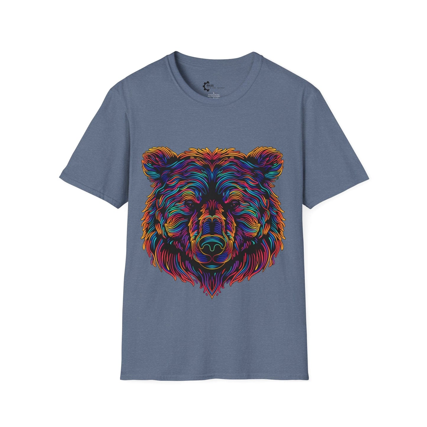 Neon Bear Unisex Softstyle T-Shirt