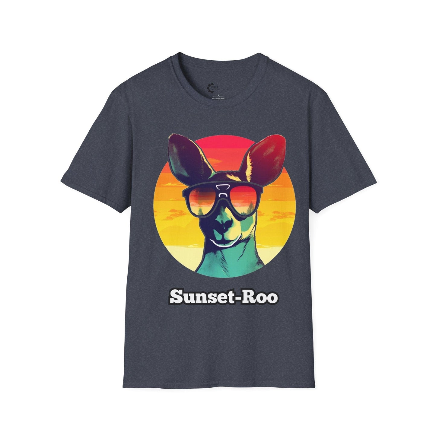 Kangaroo Sunset Unisex Softstyle T-Shirt