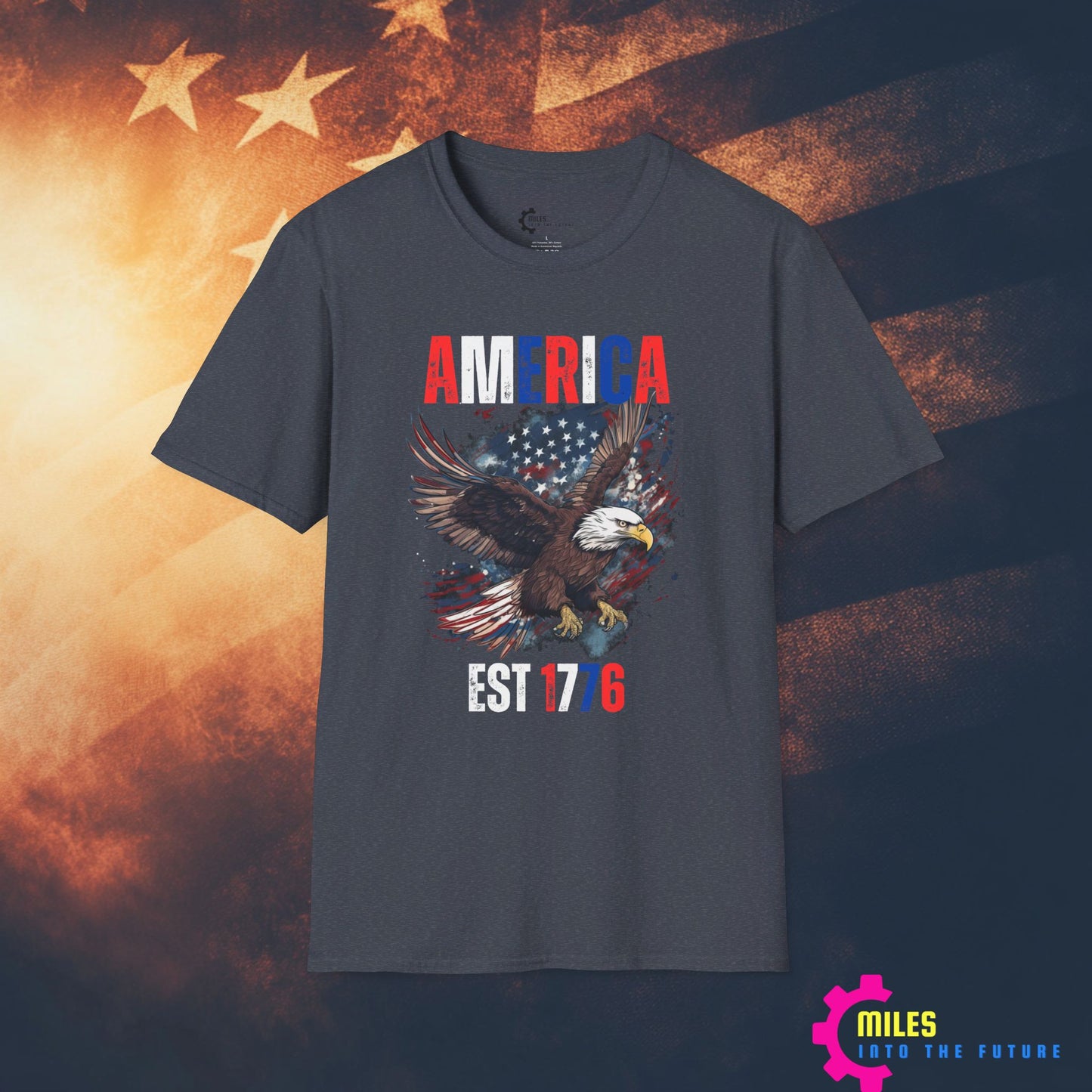 America Eagle Unisex Softstyle T-Shirt