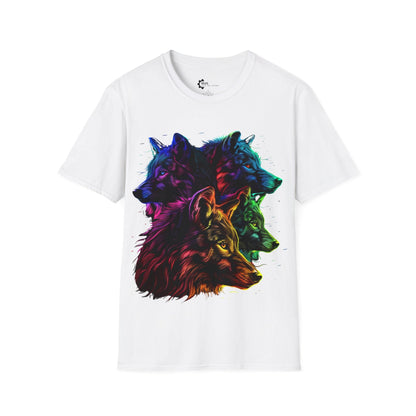 Neon Wolf Pack Unisex Softstyle T-Shirt