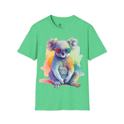 Relaxed Rainbow Koala Unisex Softstyle T-Shirt