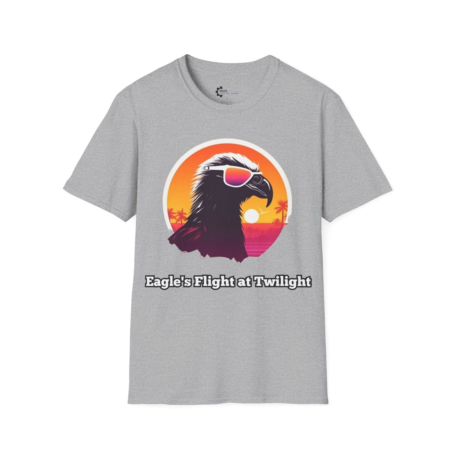 Humor- Eagle Sunset Unisex Softstyle T-Shirt