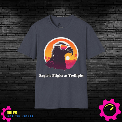 Humor- Eagle Sunset Unisex Softstyle T-Shirt