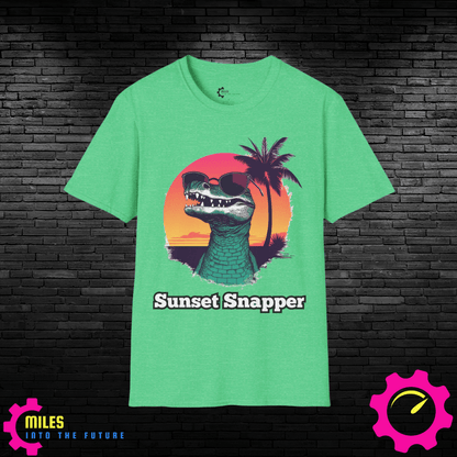 Humor- Sunset Snapper Unisex Softstyle T-Shirt