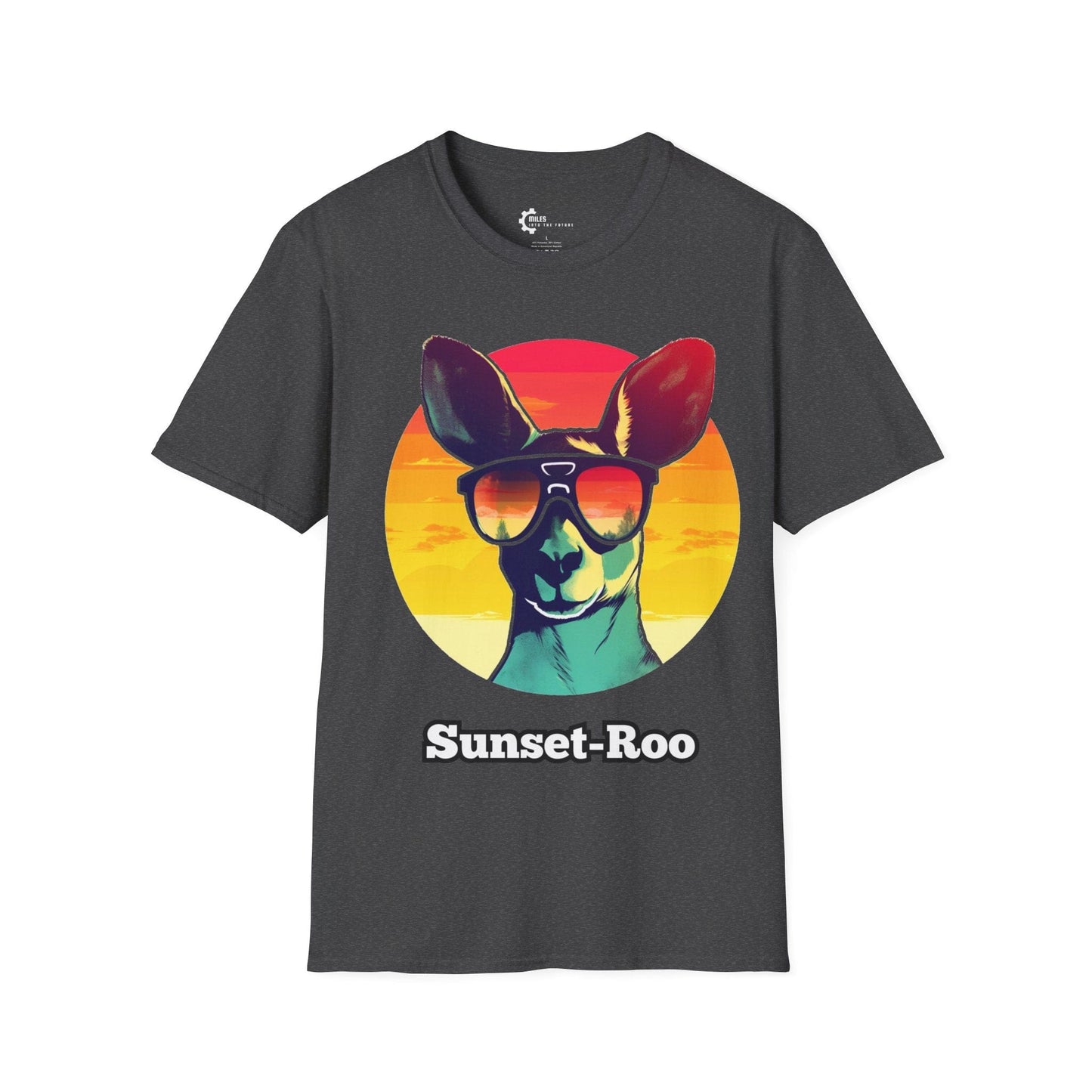 Kangaroo Sunset Unisex Softstyle T-Shirt