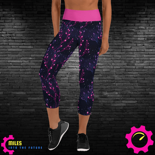 Luminescent Seaweed Yoga Capri Leggings