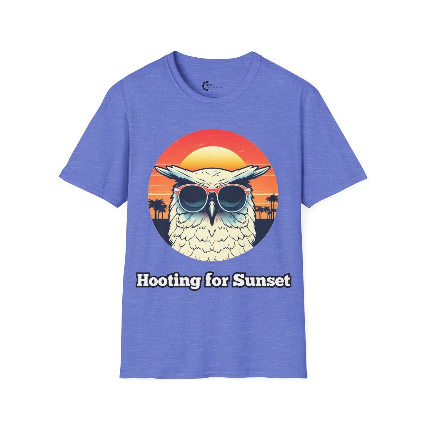 Humor- Owl Sunset Unisex Softstyle T-Shirt