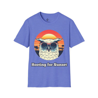 Humor- Owl Sunset Unisex Softstyle T-Shirt