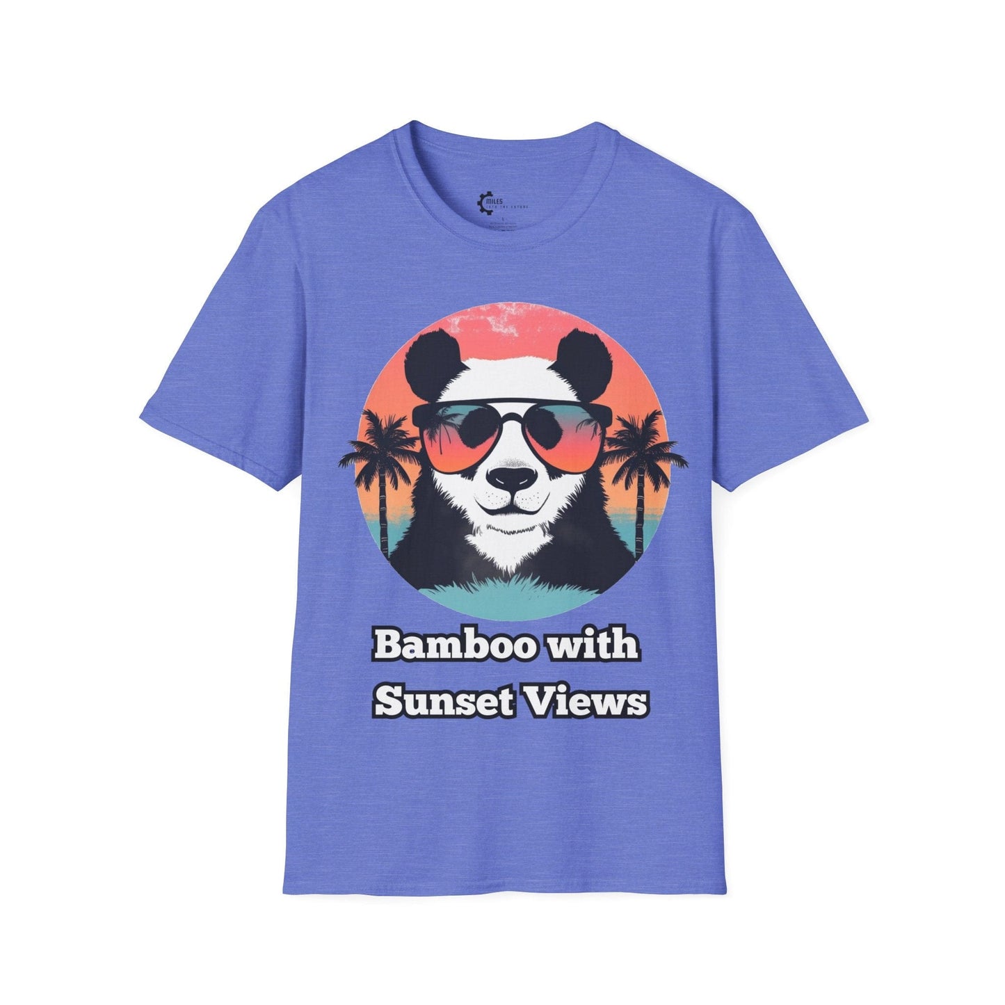 Humor- Panda Sunset Unisex Softstyle T-Shirt