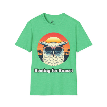 Humor- Owl Sunset Unisex Softstyle T-Shirt