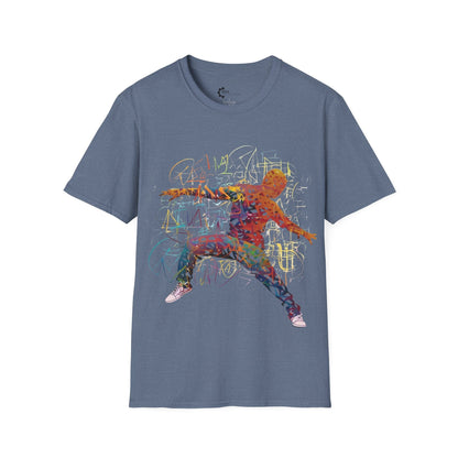 Abstract Breakdance Unisex Softstyle T-Shirt