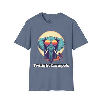 Humor- Elephant Sunset Unisex Softstyle T-Shirt