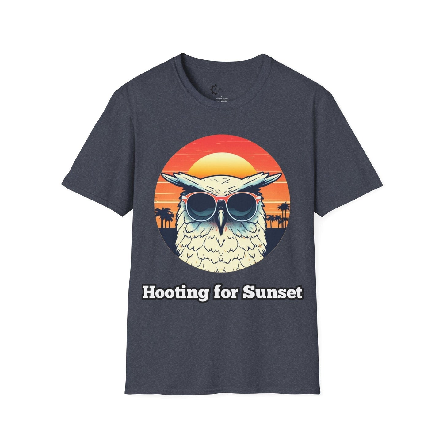 Humor- Owl Sunset Unisex Softstyle T-Shirt