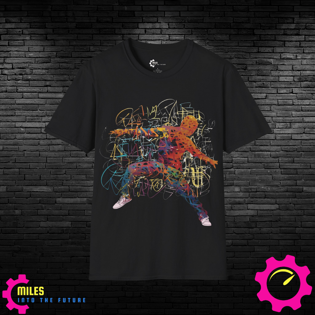 Abstract Breakdance Unisex Softstyle T-Shirt