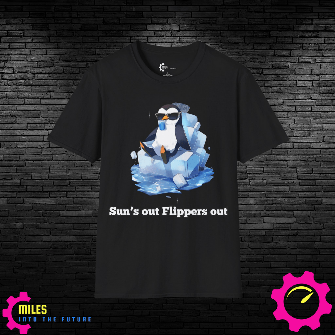 Humor- Penguin Ice Unisex Softstyle T-Shirt