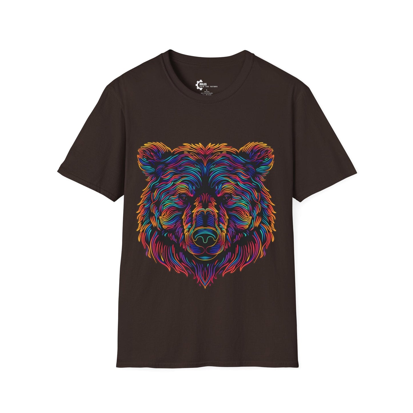 Neon Bear Unisex Softstyle T-Shirt