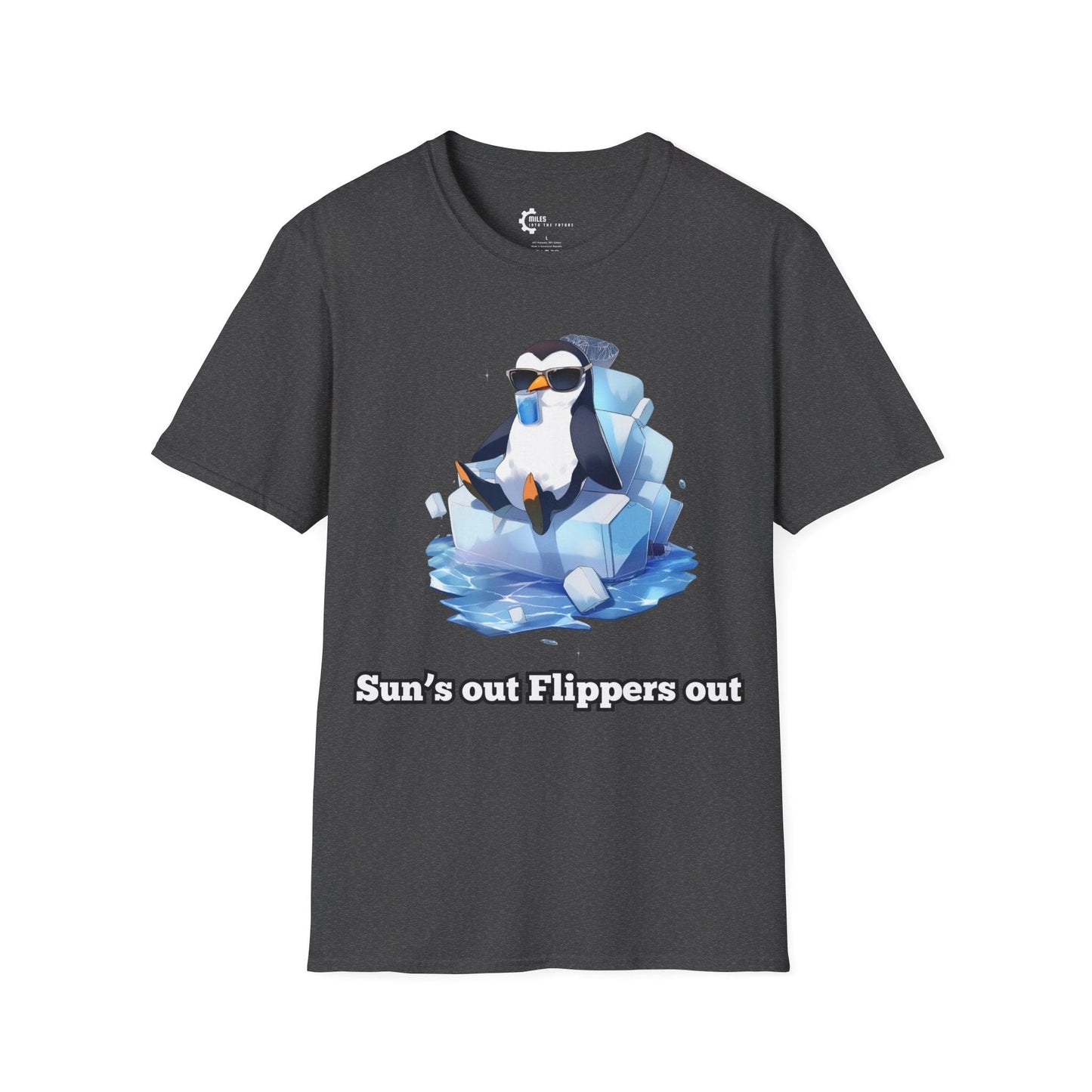 Humor- Penguin Ice Unisex Softstyle T-Shirt