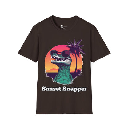 Humor- Sunset Snapper Unisex Softstyle T-Shirt