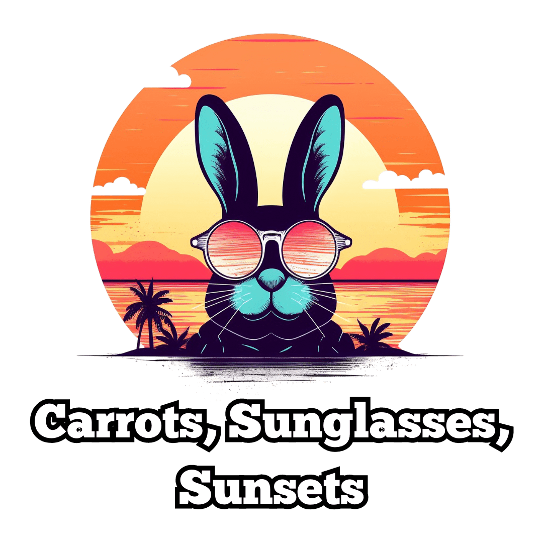 Humor- Rabbit Sunsets Unisex Softstyle T-Shirt