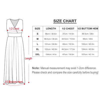 Diamond Pattern Sleeveless Long Dress