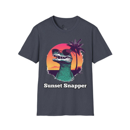 Humor- Sunset Snapper Unisex Softstyle T-Shirt