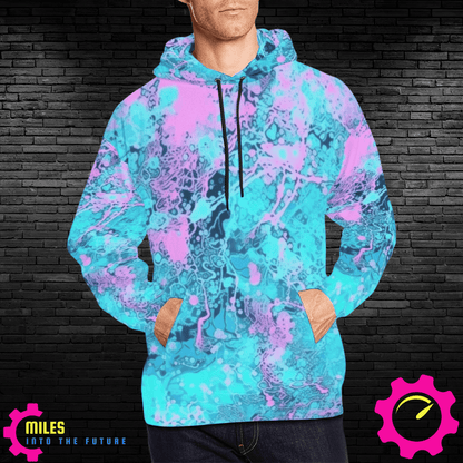 Psychedelic Aqua Hoodie