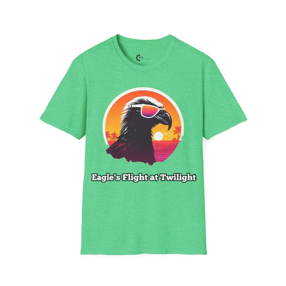 Humor- Eagle Sunset Unisex Softstyle T-Shirt